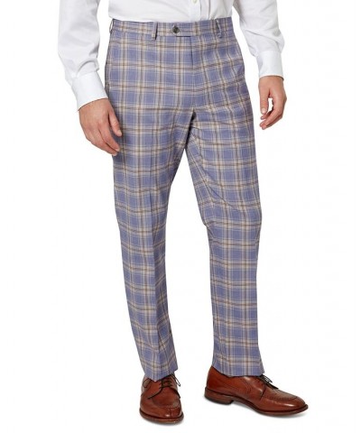 Men's Classic-Fit Patterned Suit Pants PD03 $33.21 Suits