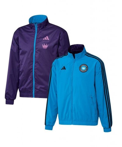Men's Blue, Purple Charlotte FC 2023 On-Field Anthem Full-Zip Reversible Team Jacket $42.00 Jackets