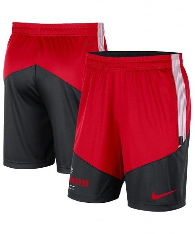 Men's Scarlet, Black Ohio State Buckeyes Team Performance Knit Shorts $26.40 Shorts
