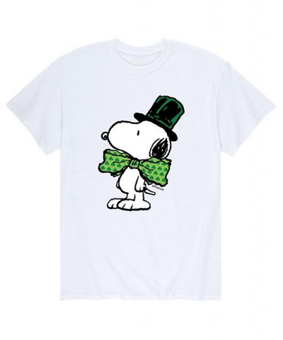 Men's Peanuts St Patrick's T-Shirt White $18.19 T-Shirts