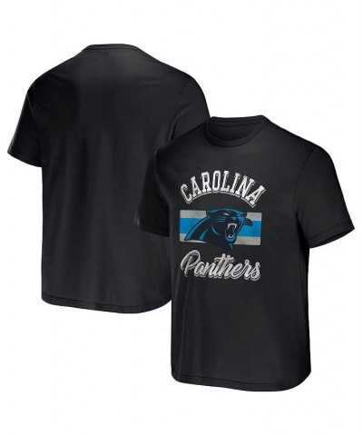Men's NFL x Darius Rucker Collection by Black Carolina Panthers T-shirt $17.55 T-Shirts