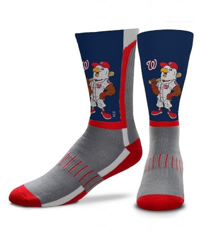 Men's Washington Nationals Mascot Snoop V-Curve Crew Socks $15.11 Socks