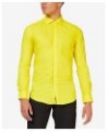 Men's Solid Color Shirt Yellow $18.00 Dress Shirts