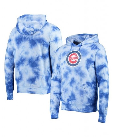 Men's Royal Chicago Cubs Tie-Dye Pullover Hoodie $36.00 Sweatshirt