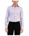 Men's Slim Fit 2-Way Stretch Stain Resistant Puzzle Print Dress Shirt Purple $30.00 Dress Shirts