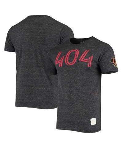 Men's Heathered Black Atlanta United FC Area Code Tri-Blend T-shirt $23.84 T-Shirts