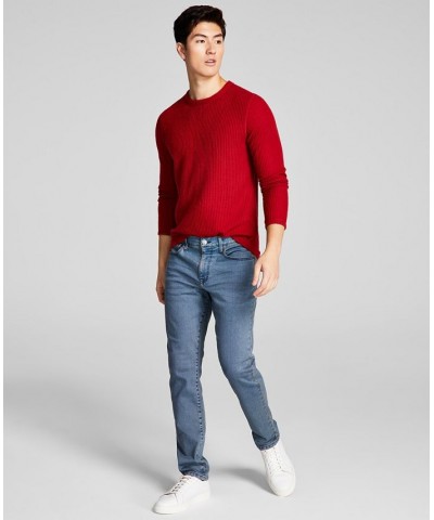 Men's Landis Slim-Fit Stretch Denim Jeans Blue $15.88 Jeans