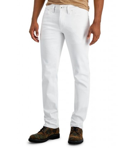 Men's Slim Straight Jeans White $22.39 Jeans