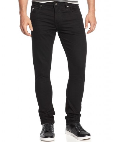 Men's Jailbreak-Wash Skinny Fit Stretch Jeans Black $52.47 Jeans