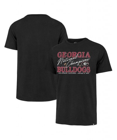 Men's Black Georgia Bulldogs College Football Playoff 2022 National Champions Script T-shirt $22.50 T-Shirts