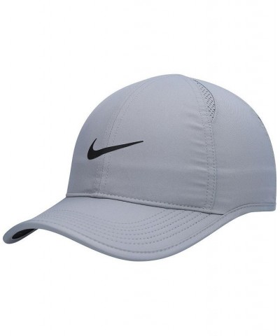 Men's Gray Featherlight Performance Adjustable Hat $20.87 Hats