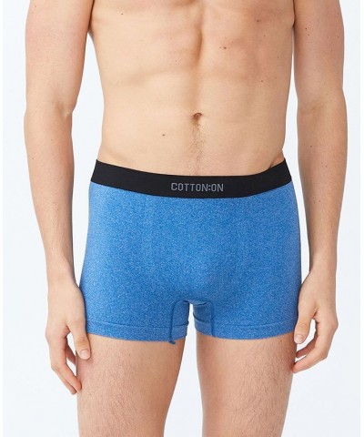 Men's Regular Seamless Trunks Blue $10.50 Underwear