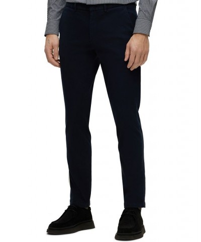 BOSS Men's Slim-Fit Chinos in a Stretch-Cotton Blend Blue $78.96 Pants
