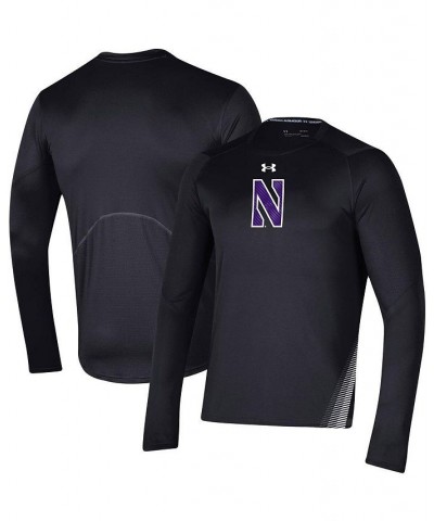 Men's Black Northwestern Wildcats 2021 Sideline Training Performance Long Sleeve T-shirt $34.19 T-Shirts