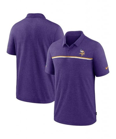 Men's Purple Minnesota Vikings Sideline Early Season Team Performance Polo Shirt $43.34 Polo Shirts