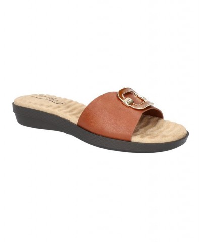 Women's Sunshine Comfort Slide Sandals PD03 $27.95 Shoes