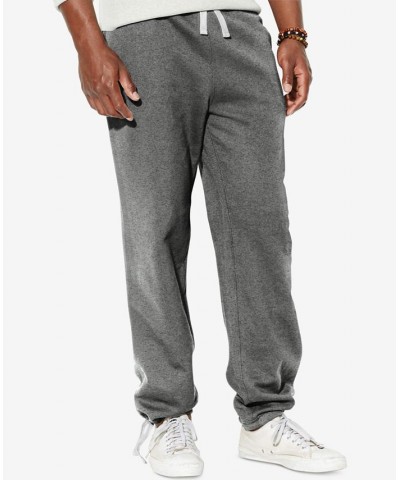 Men's Cotton-Blend-Fleece Pants Grey $64.80 Pants