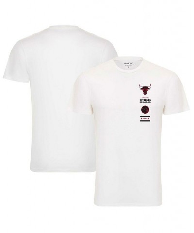 Men's and Women's White Chicago Bulls 1966 Collection City Flag Bingham T-shirt $20.00 Tops