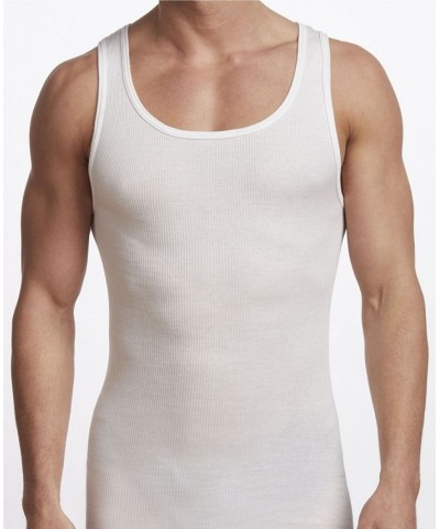 Premium Cotton Men's 2 Pack Tank Top White $18.87 Undershirt