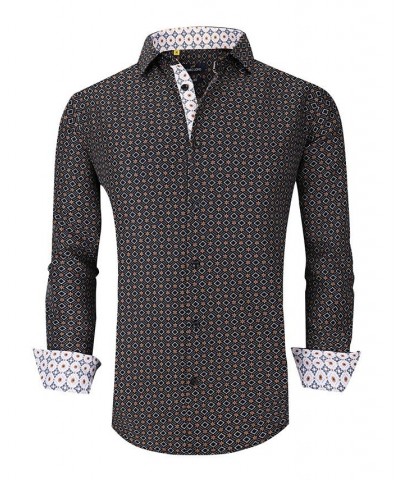 Men's Slim Fit Business Nautical Button Down Dress Shirt $15.40 Dress Shirts
