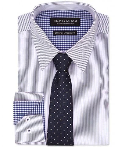 Men's Modern-Fit Dress Shirt & Tie Blue $21.45 Dress Shirts