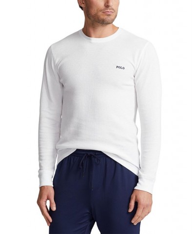Men's Big & Tall Waffle Knit Thermal Pajama Shirt PD06 $18.06 Pajama