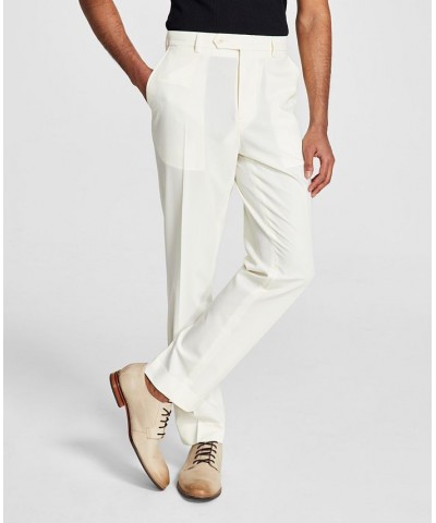 Men's Slim Fit Spandex Super-Stretch Suit Separates White $103.85 Suits